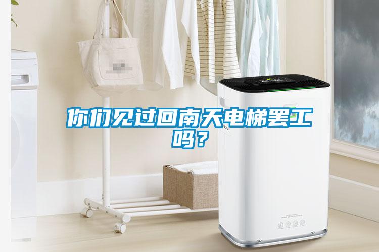 你们见过回南天电梯罢工吗？