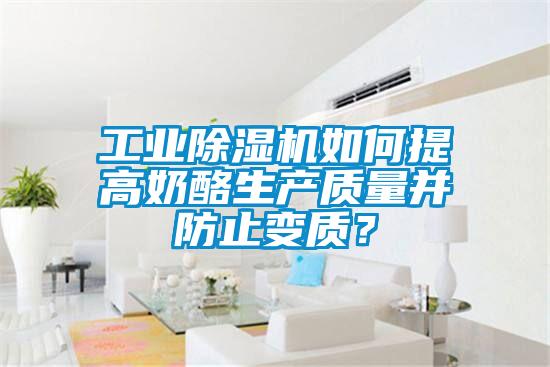 工业樱桃TV在线观看机如何提高奶酪生产质量并防止变质？