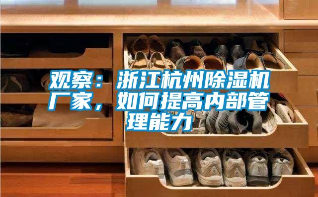 观察：浙江杭州樱桃TV在线观看机厂家，如何提高内部管理能力