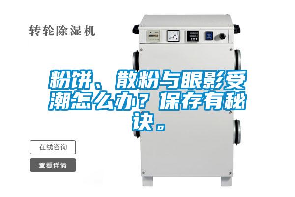 粉饼、散粉与眼影受潮怎么办？保存有秘诀。