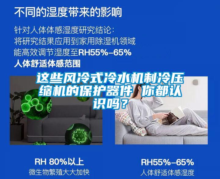 这些风冷式冷水机制冷压缩机的保护器件 你都认识吗？