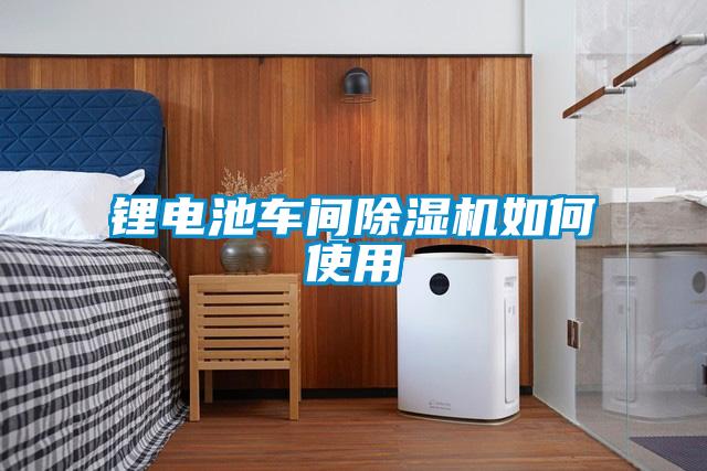 锂电池车间樱桃TV在线观看机如何使用