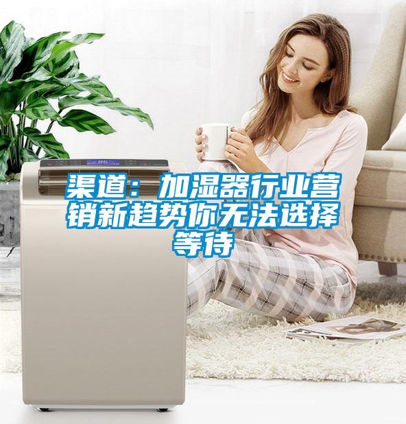 渠道：加湿器行业营销新趋势你无法选择等待
