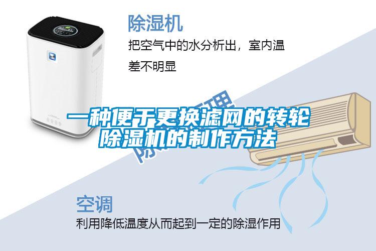 一种便于更换滤网的转轮樱桃TV在线观看机的制作方法