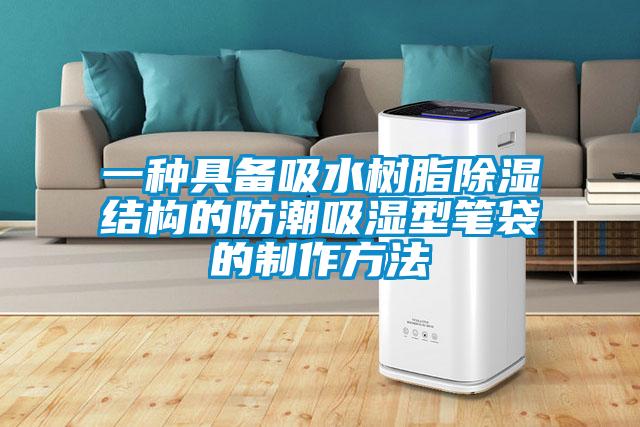 一种具备吸水树脂樱桃TV在线观看结构的防潮吸湿型笔袋的制作方法