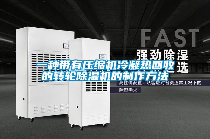 一种带有压缩机冷凝热回收的转轮樱桃TV在线观看机的制作方法
