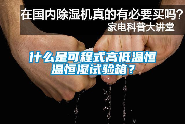 什么是可程式高低温恒温恒湿试验箱？