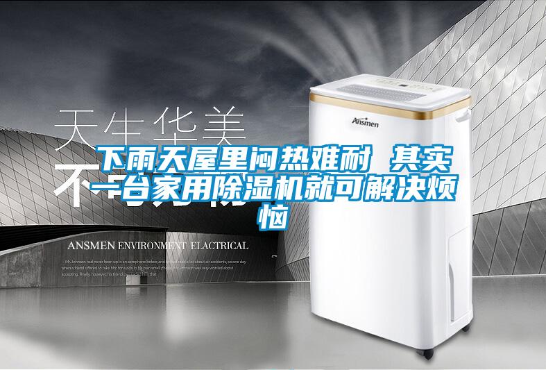 下雨天屋里闷热难耐 其实一台家用樱桃TV在线观看机就可解决烦恼