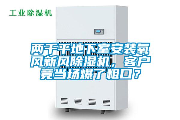 两千平地下室安装氧风新风樱桃TV在线观看机，客户竟当场爆了粗口？