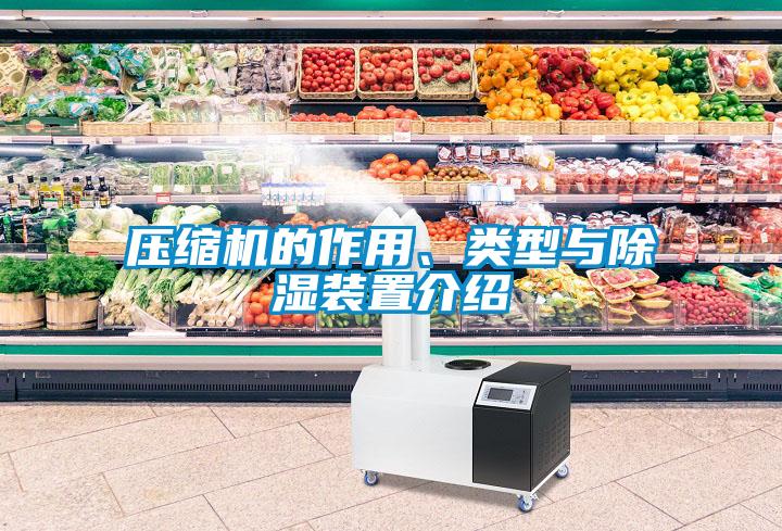 压缩机的作用、类型与樱桃TV在线观看装置介绍