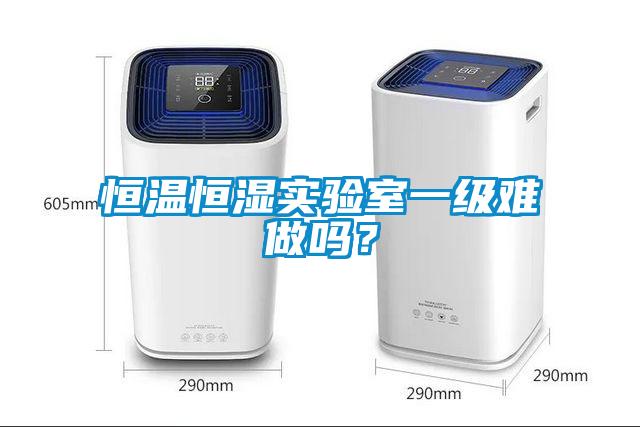 恒温恒湿实验室一级难做吗？