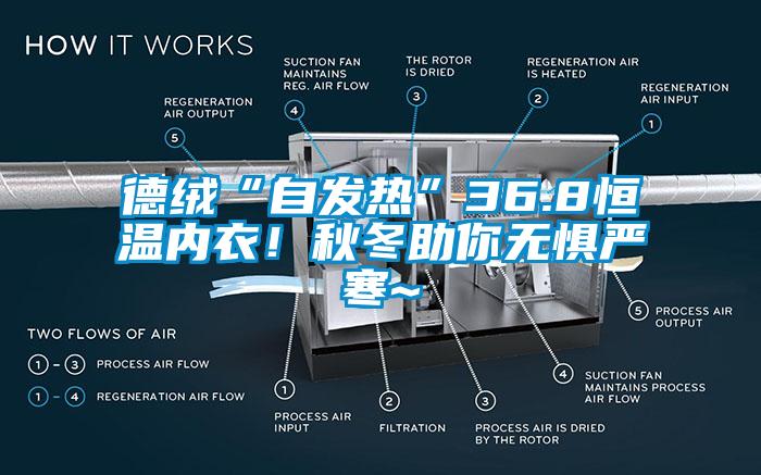 德绒“自发热”36.8恒温内衣！秋冬助你无惧严寒~