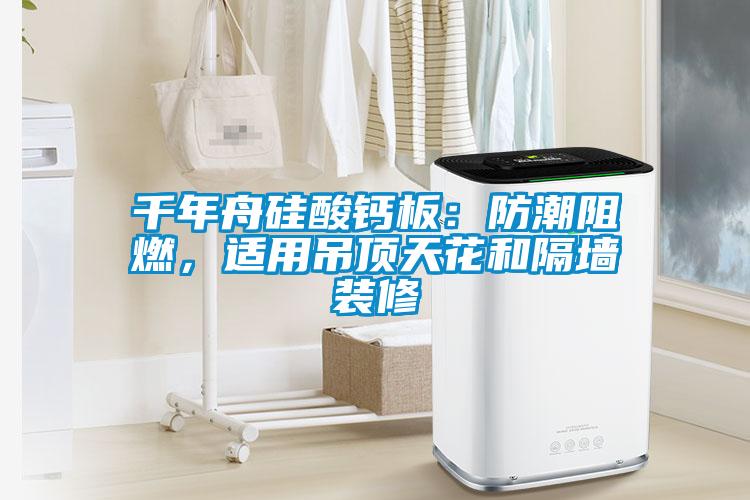 千年舟硅酸钙板：防潮阻燃，适用吊顶天花和隔墙装修