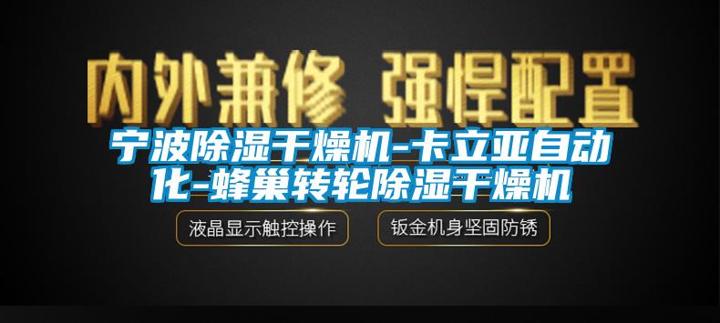 宁波樱桃TV在线观看干燥机-卡立亚自动化-蜂巢转轮樱桃TV在线观看干燥机