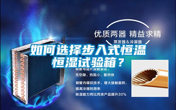 如何选择步入式恒温恒湿试验箱？