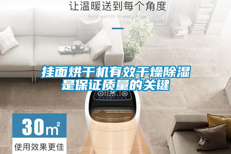 挂面烘干机有效干燥樱桃TV在线观看是保证质量的关键