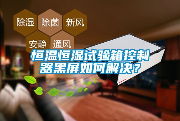 恒温恒湿试验箱控制器黑屏如何解决？