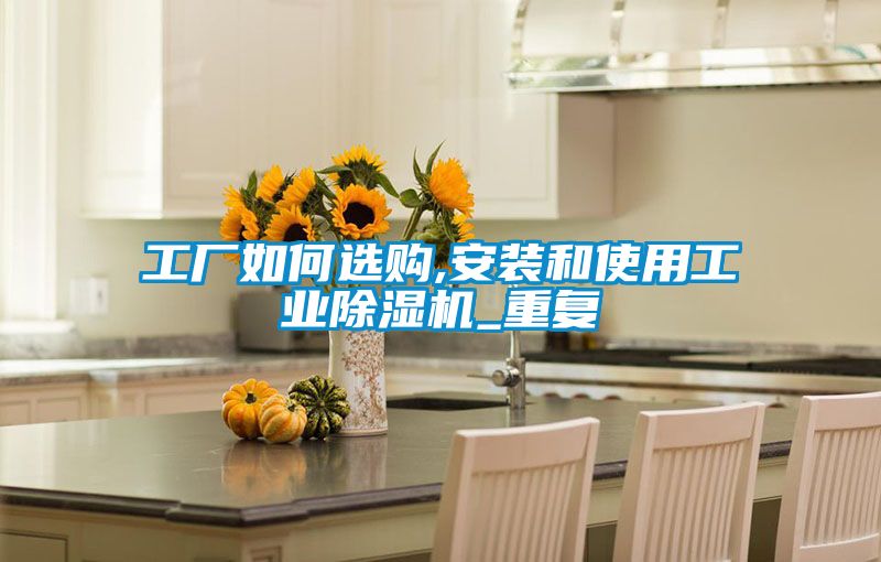 工厂如何选购,安装和使用工业樱桃TV在线观看机_重复