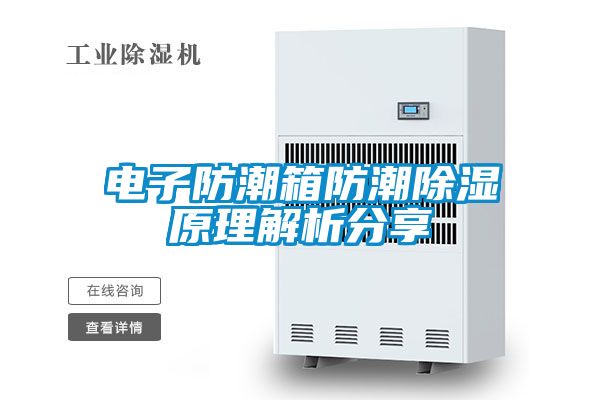 电子防潮箱防潮樱桃TV在线观看原理解析分享