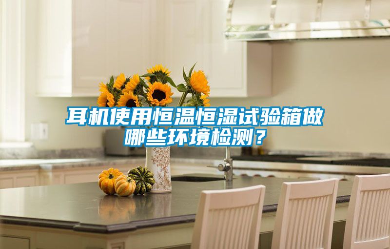 耳机使用恒温恒湿试验箱做哪些环境检测？