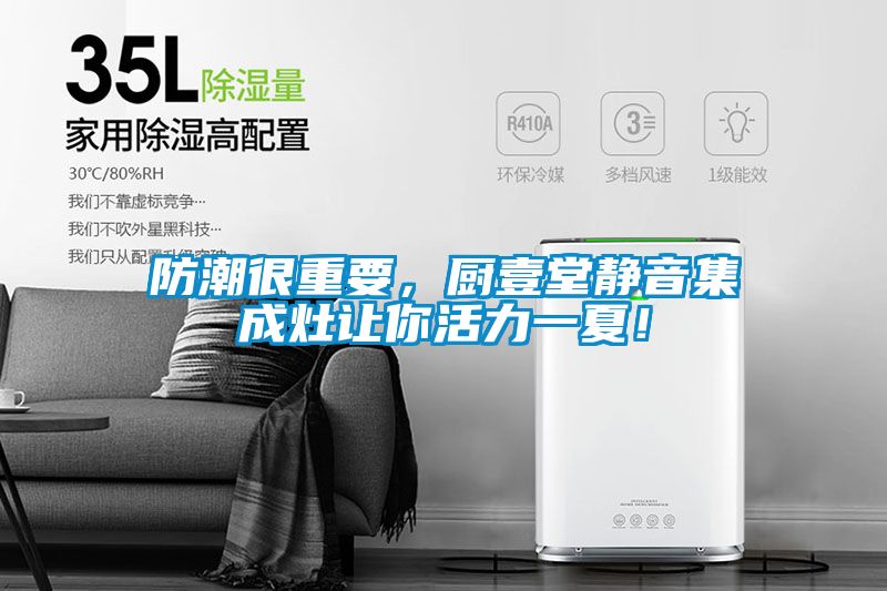 防潮很重要，厨壹堂静音集成灶让你活力一夏！