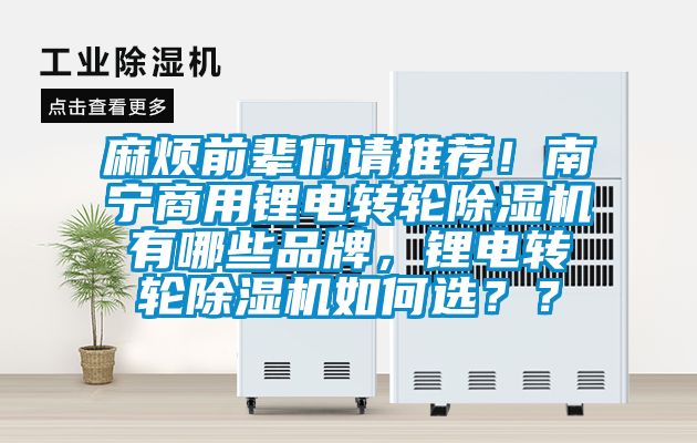 麻烦前辈们请推荐！南宁商用锂电转轮樱桃TV在线观看机有哪些品牌，锂电转轮樱桃TV在线观看机如何选？？