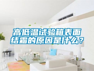 常见问题高低温试验箱表面结霜的原因是什么？