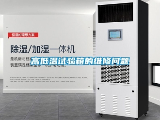 常见问题高低温试验箱的维修问题